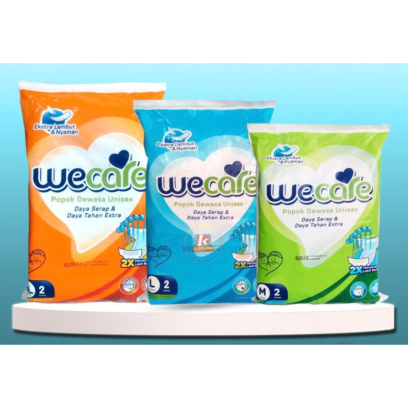 WeCare Adult Diaper (Perekat) M2/L2/XL2