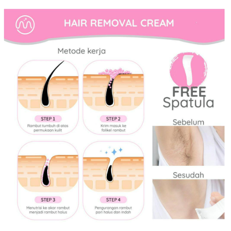 ARA - MINIPINK HAIR REMOVER PENGHILANG BULU KETIAK KAKI