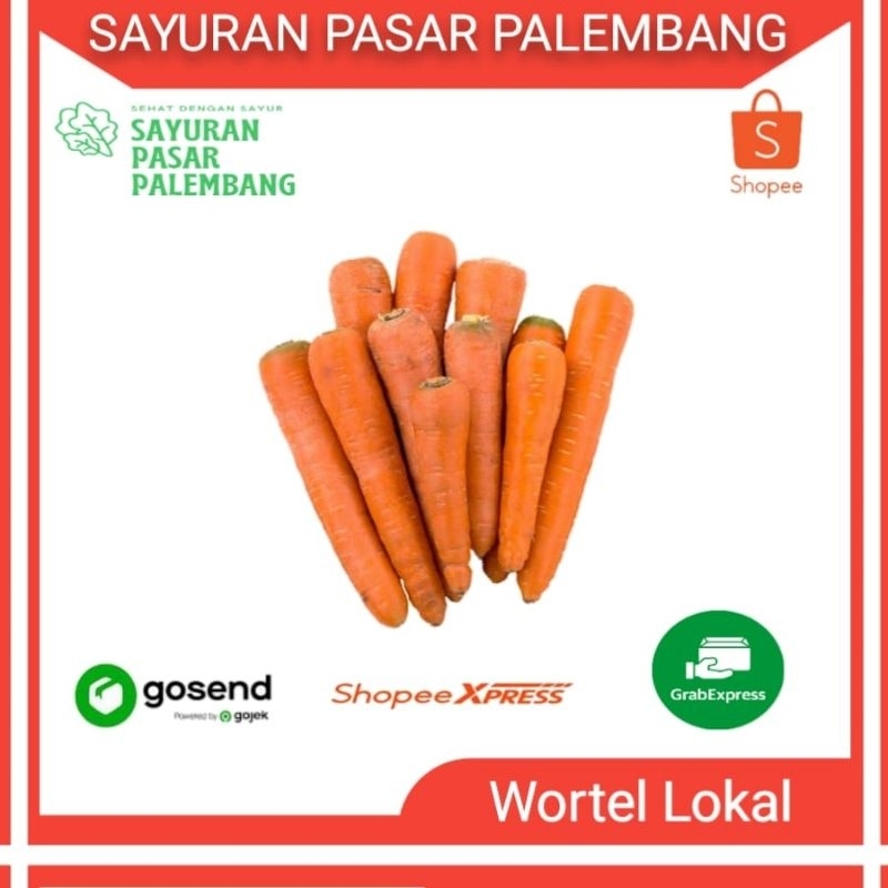 

Wortel lokal - Sayuran Pasar Palembang