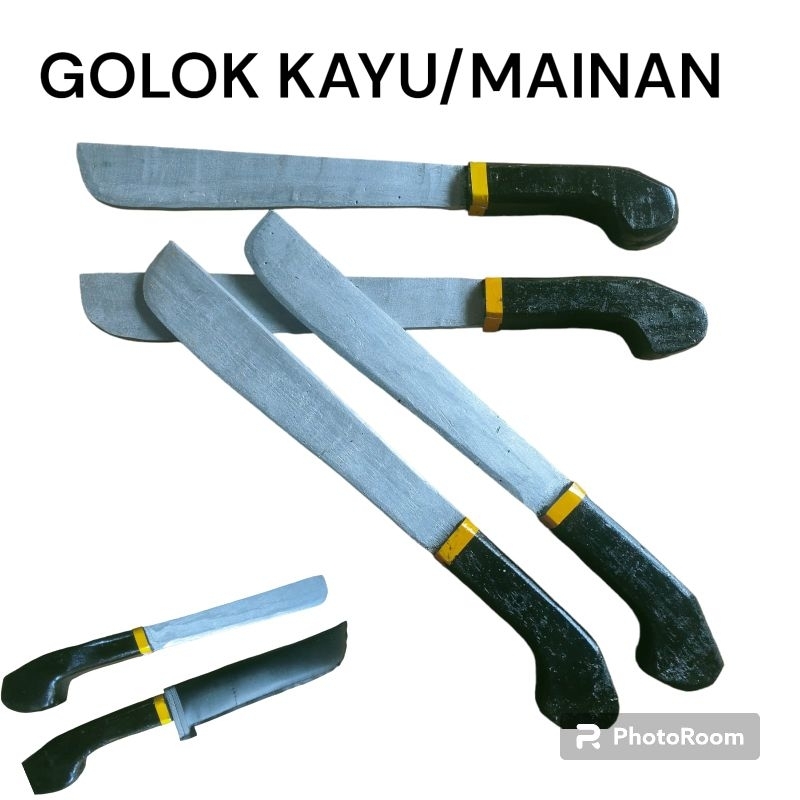 GOLOK KAYU GOLOK MAINAN ANAK GOLOK PENCAK SILAT