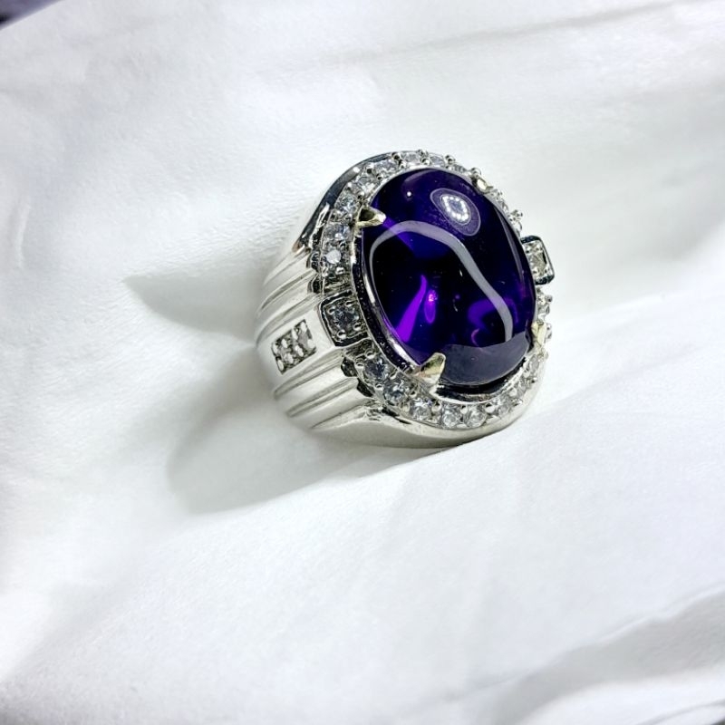 Batu cincin kecubung bungur Tanjung bintang