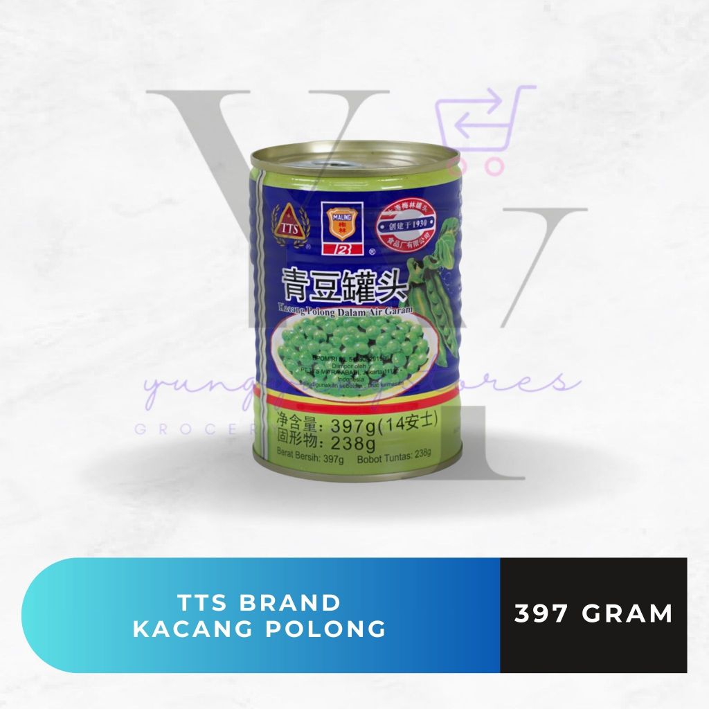 

TTS Canned Green Peas / Kacang Polong Kaleng 397 gram
