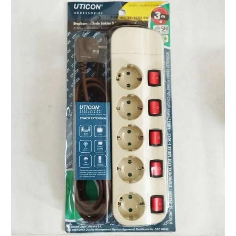 STOP KONTAK ARDE+KABEL UTICON 5LBG 3M