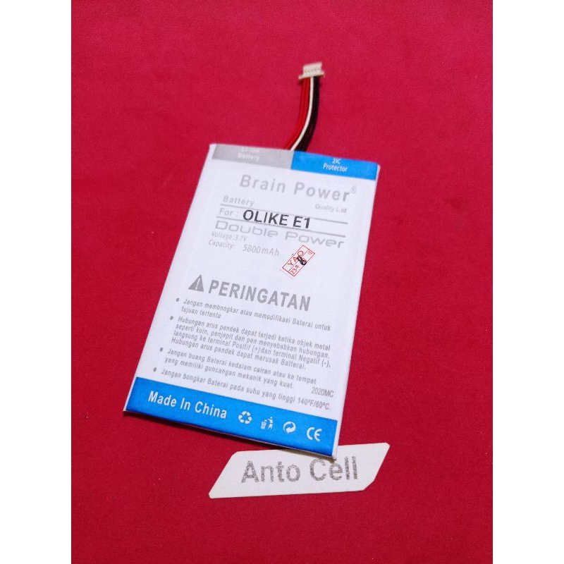 Baterai batre Edutab OLIKE E1 Olike E 1 double power battery
