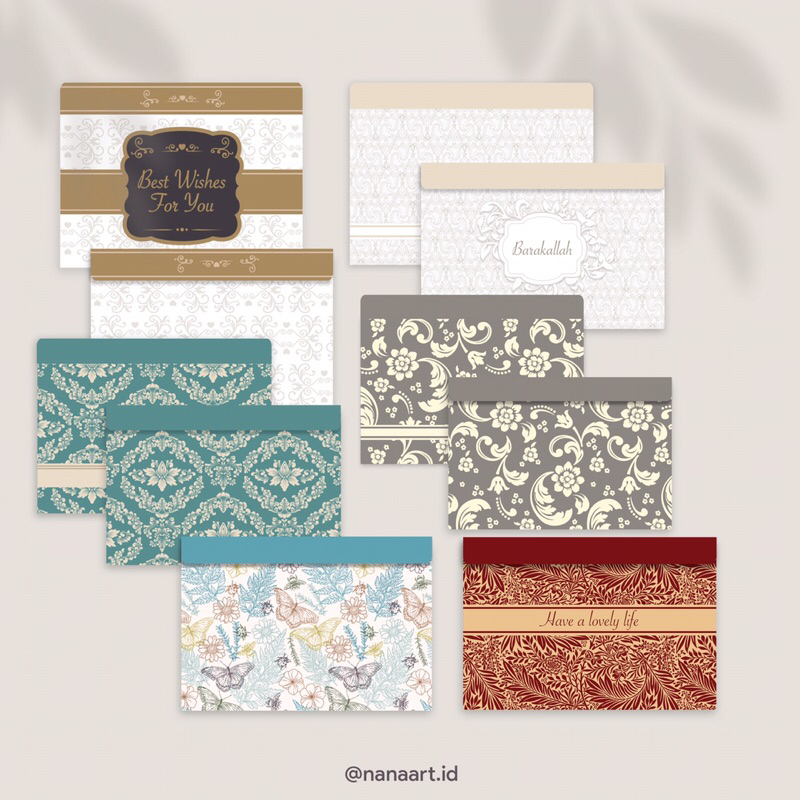 

NANAART | AMPLOP VINTAGE [ Size MEDIUM & JUMBO ]