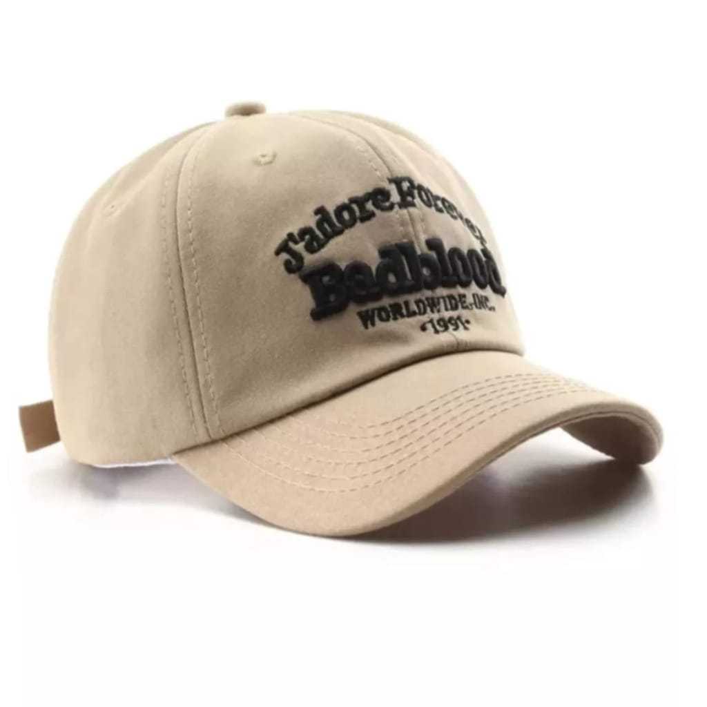 topi baseball pria wanita bordir BADBLOOD kualitas premium