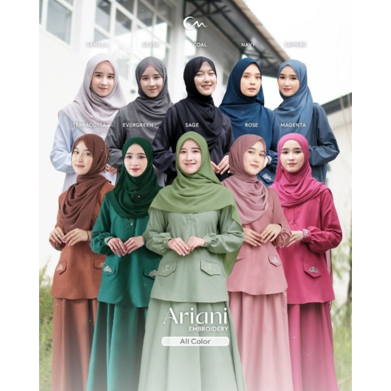 ARIANA ARIANI Embroidery by COVER ME ID