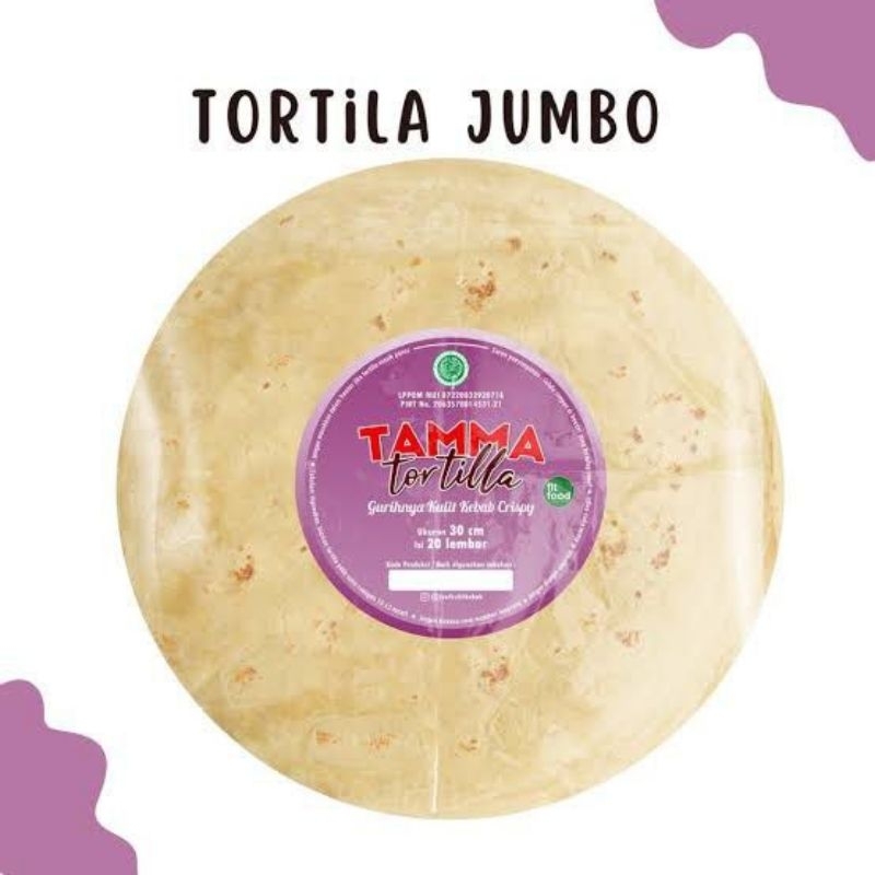 

Kulit Kebab TAMMA Tortilla Jumbo 30cm