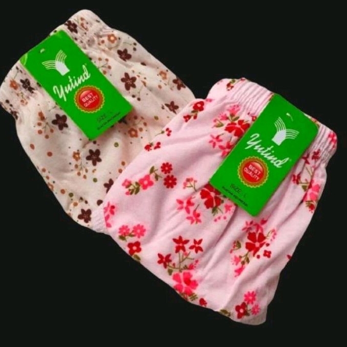 CD WANITA MOTIF SABLON BAHAN KATUN MEREK YUTIND