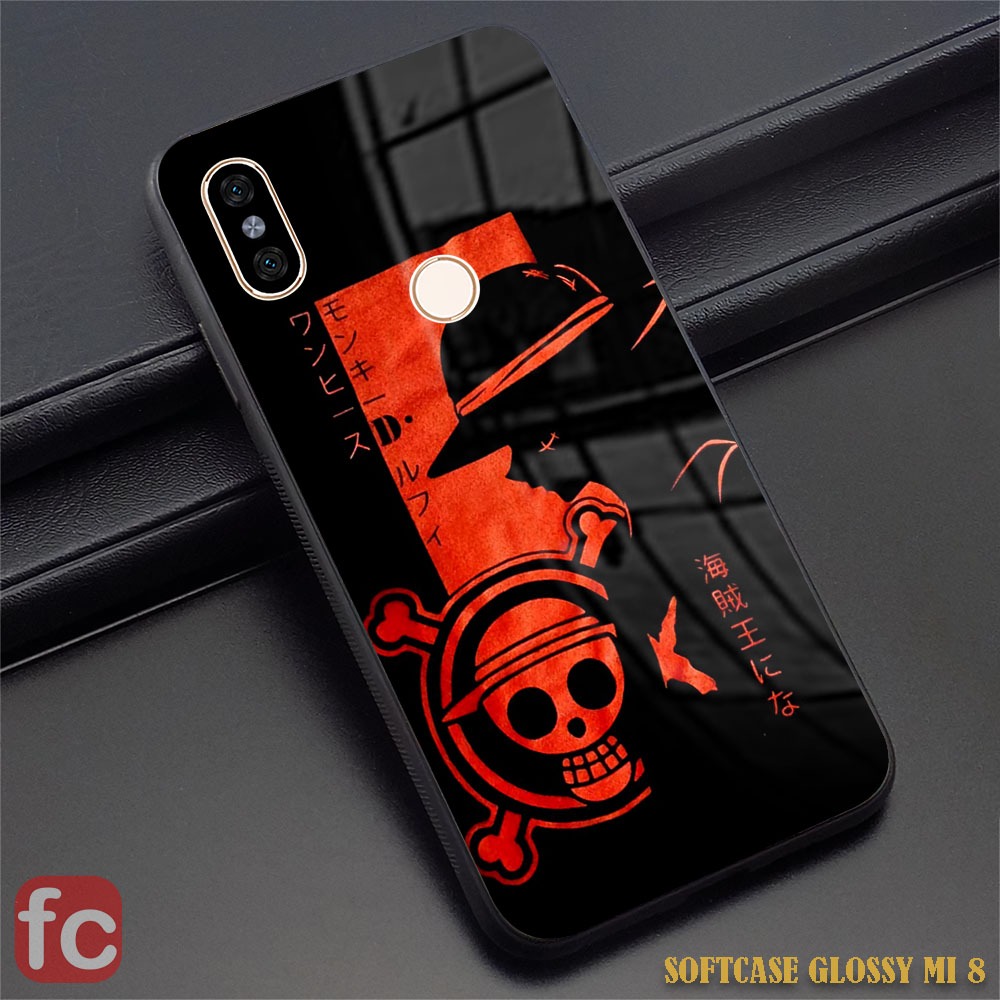 Softcase Glossy Xiaomi Mi 8 |AA15| Case Kilau Mi8 | Kesing Silicon Casing Freedom Case Unik Keren An
