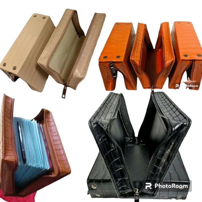 

Tas Agenda Promise Tas wadah buku kerja agenda design simple elegan Bahan croco halus