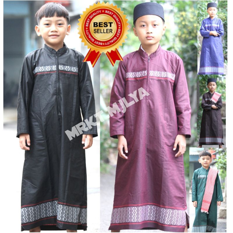 jubah gamis anak laki laki / jubah anak 2~14 tahun / gamis jubah anak laki laki / gamis anak laki la