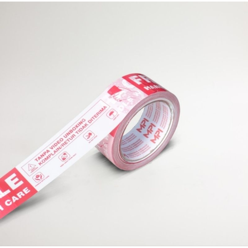 

Lakban Fragile Unboxing 45mm x 100 yard x 50 mikron Harga Eceran