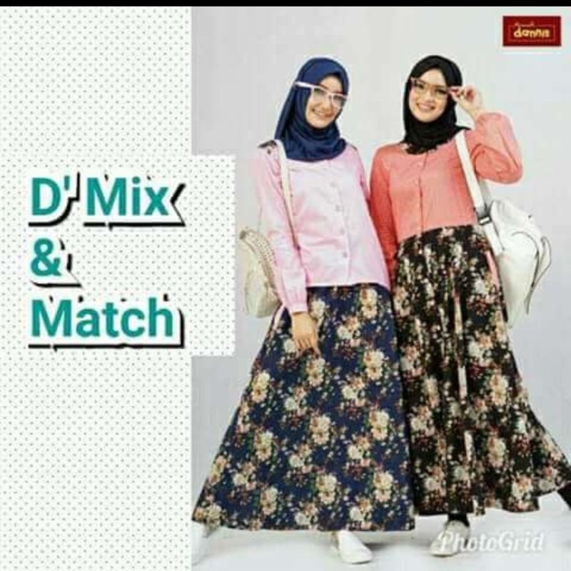 Setelan rok dannis dewasa