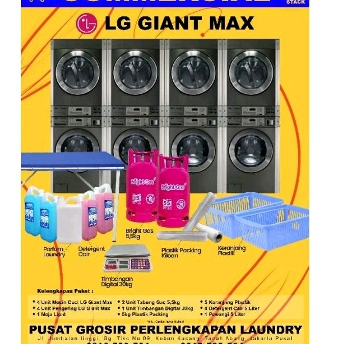 LG GIANT MAX COMERSIAL 4 STACK