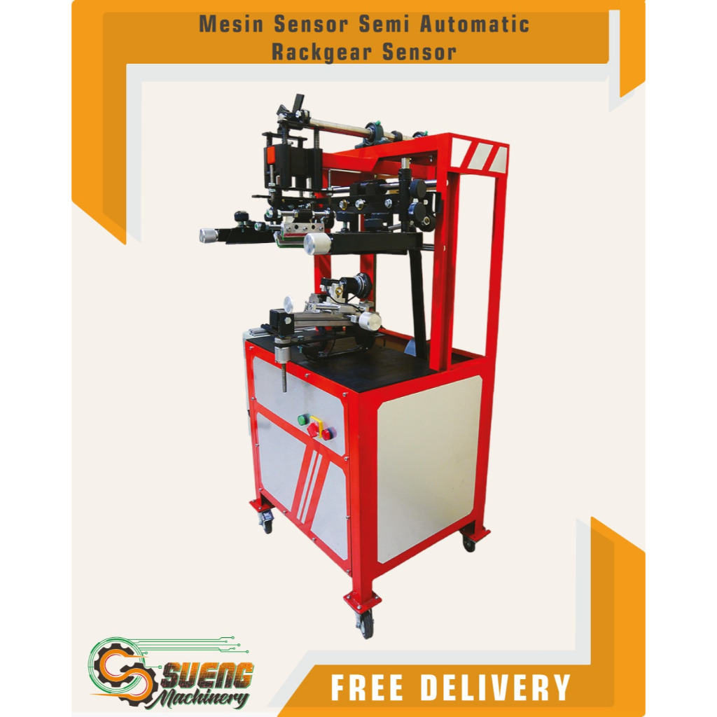 Mesin sablon cup/Mesin sablon gelas SEMI AUTO RACKGEAR SENSOR