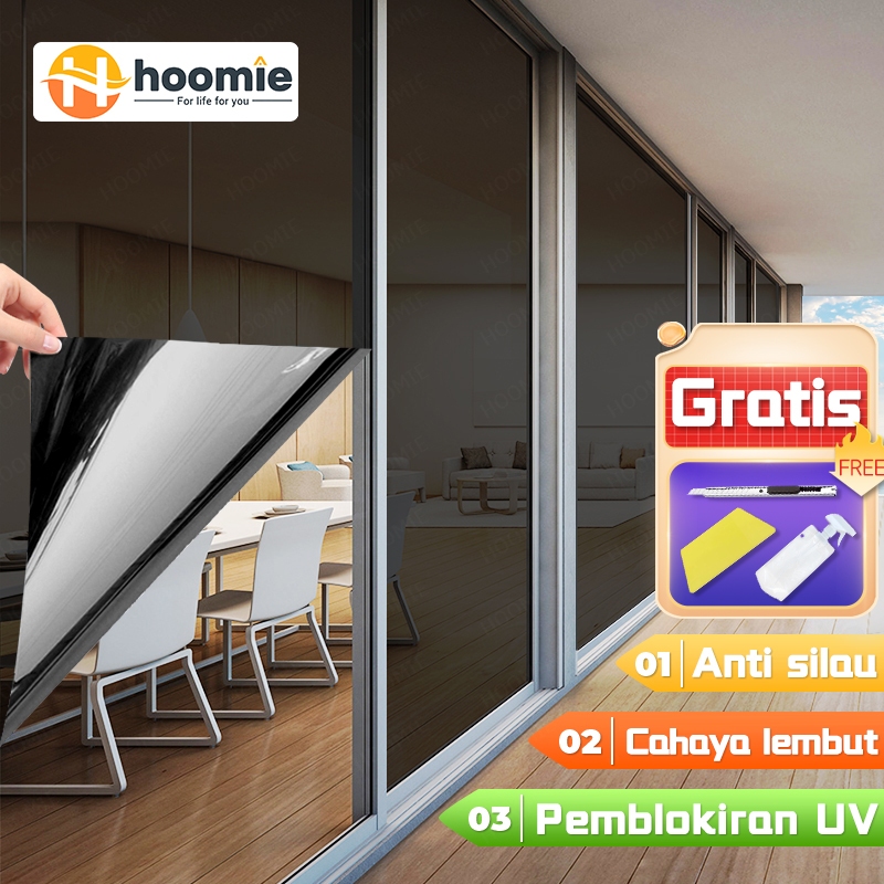 STOK SIAP Gedung Film Jendela Kaca Film Kaca Film Jendela Mobil Peredam Panas stiker kaca peredam pa