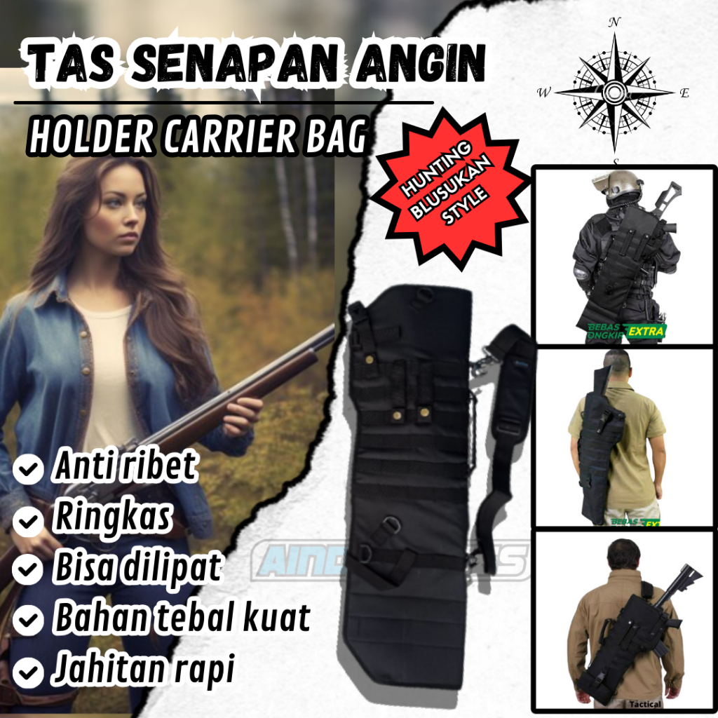 Tas GEJLUK Innova Laras Panjang Ringkas Holder Carrier Blusukan RIngkas Bisa dilipat