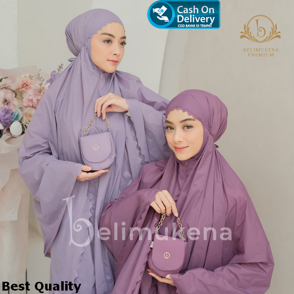 mukena mukena silk mukena katun mukena putih polos mukena silky premium mukenah dewasa D0S0 mukena t
