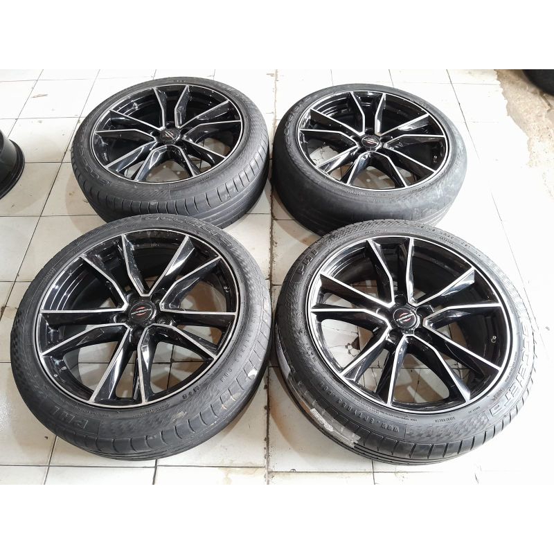 velg bekas Torsion ring 20+ban 245 45 20 ban bonus lebar 8 pcd 5x114