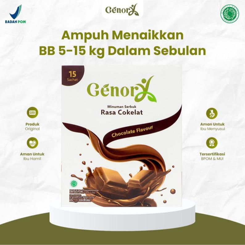 

Genory Susu Penggemuk Badan Rasa Coklat Minuman Bubuk Penambah Nafsu Makan