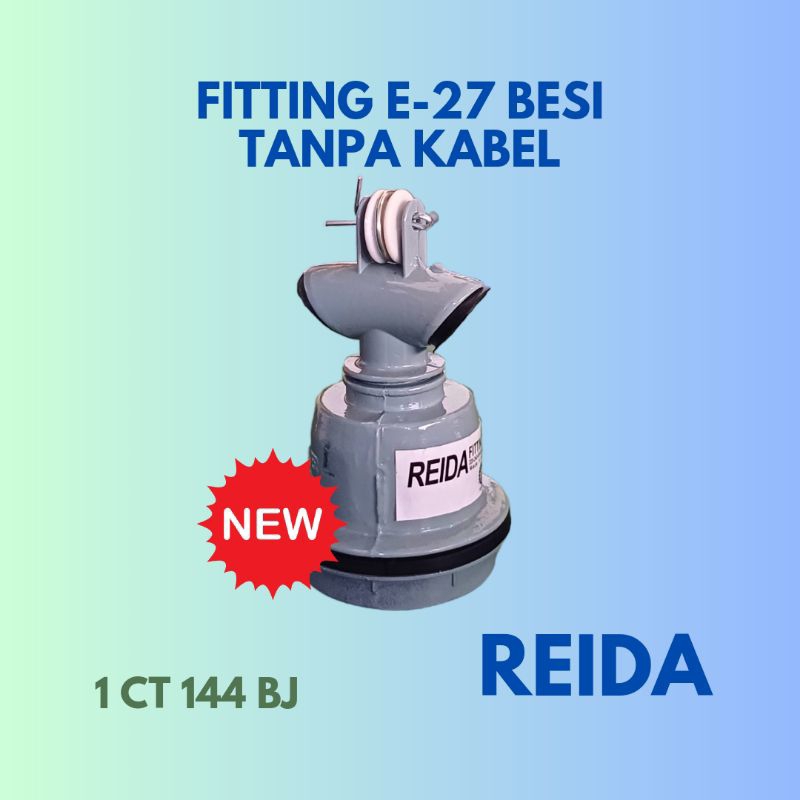 [ BARU ] Fitting WD E27 Besi Reida Tanpa Kabel