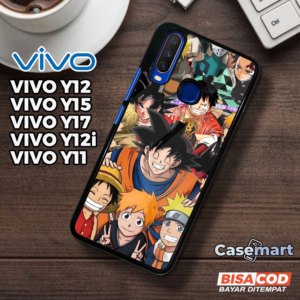 Case VIVO Y12 Y15 Y17 Y12i Y11 Casemart Casing VIVO Case Glossy Case Aesthetic Custom Case Anime Cas