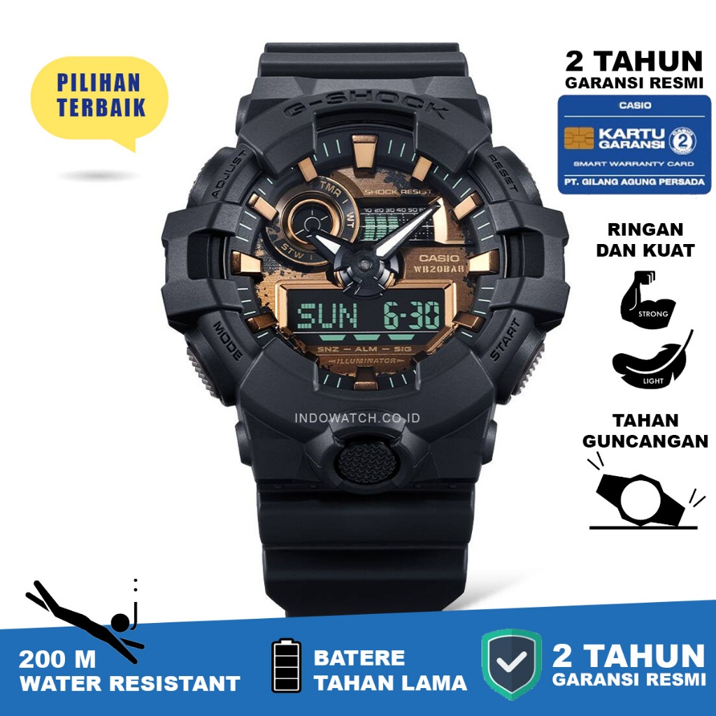 Casio G-shock GA-700RC-1A g shock ga700 ga 700 original garansi resmi