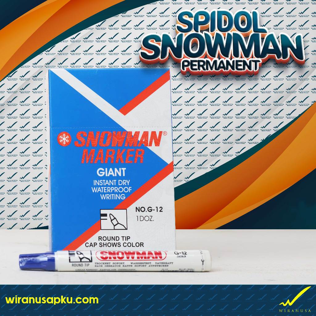

Spidol Snowman Marker (Permanen)