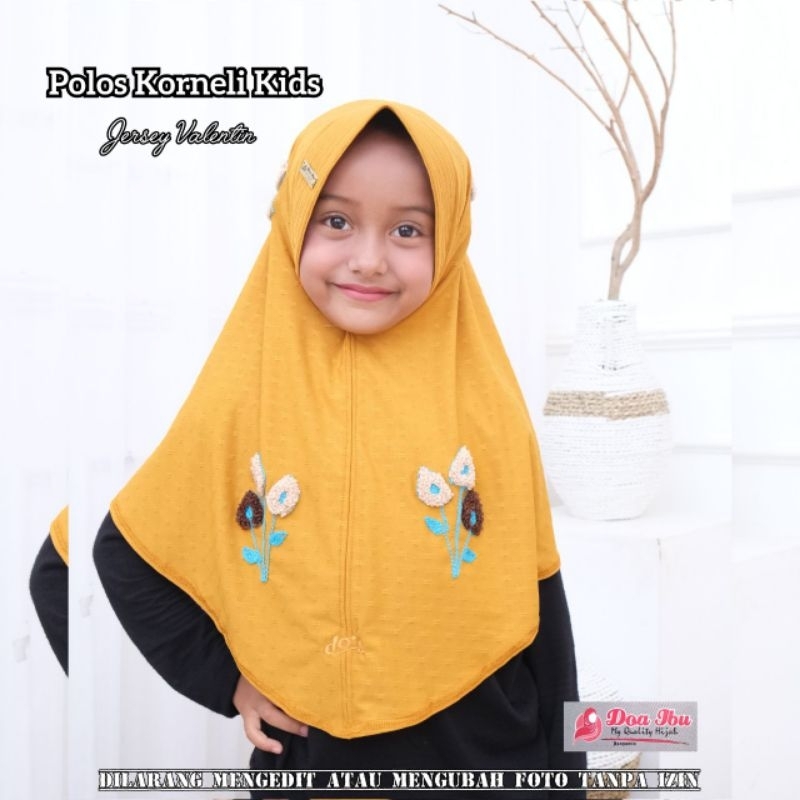 JILBAB ANAK DOA IBU KORNELI KIDS 3D