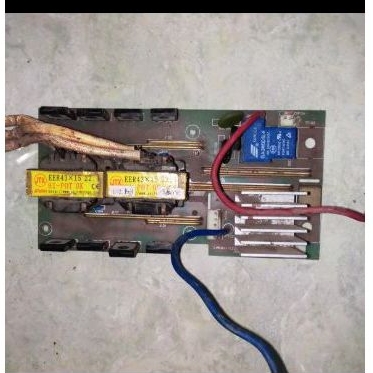 Modul PCB ftrafo final dan diode final +softstart . mesin las lakoni 120a