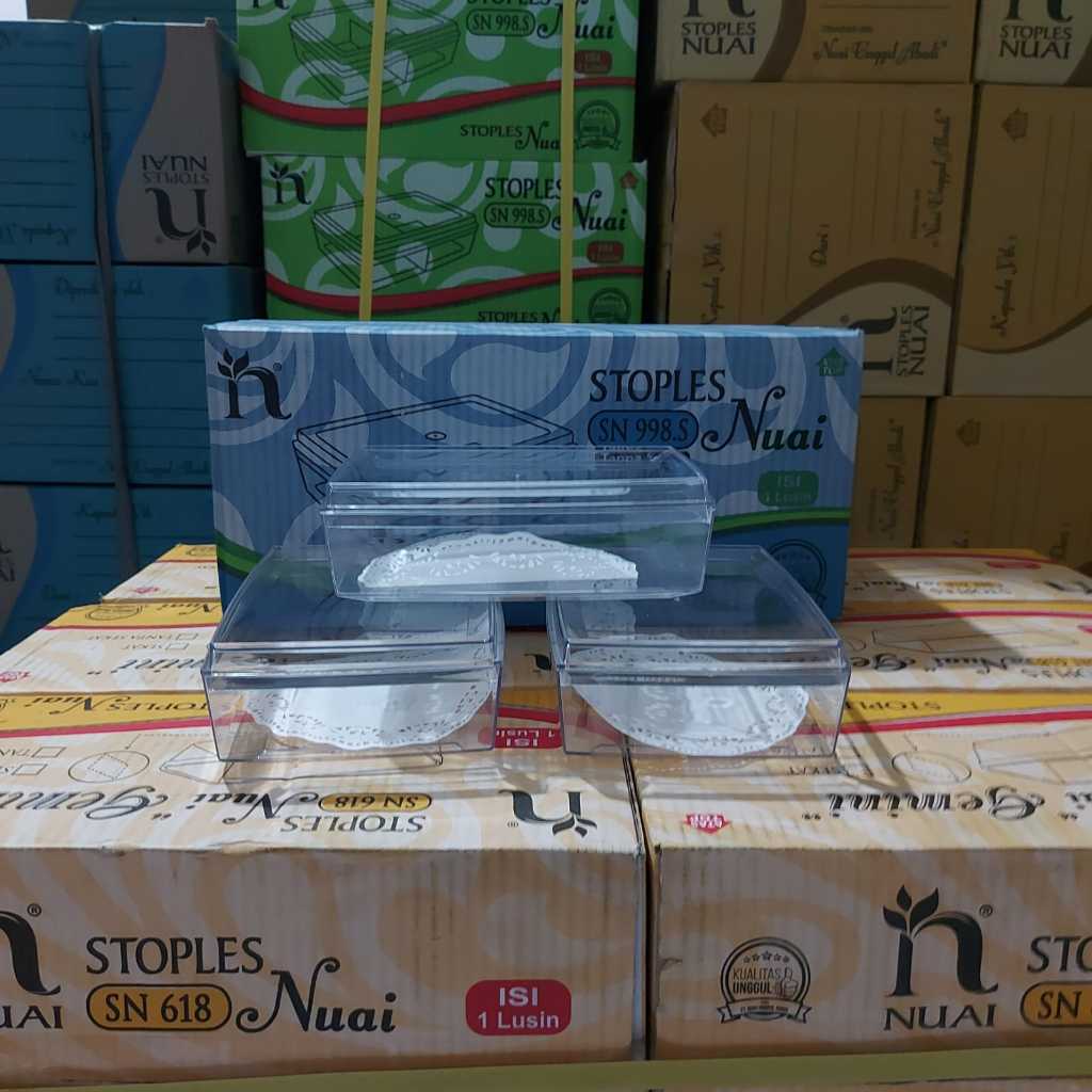 Toples Kue Kering Nuai SN 998 S SN998S / Tanpa Sekat - 500 gr