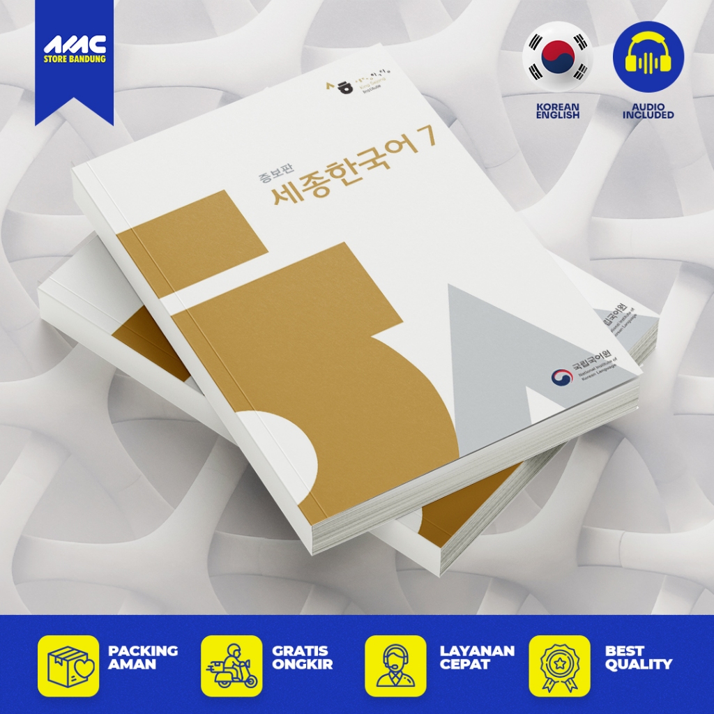 Buku Belajar Bahasa Korea Sejong Korean Language 7 Textbook