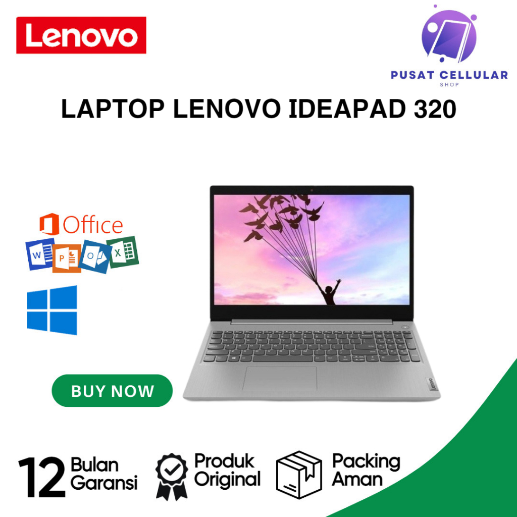 LENOVO IDEAPAD 320 CORE I3 RAM 4GB - 512SSD // WINDOWS 10 // 14''