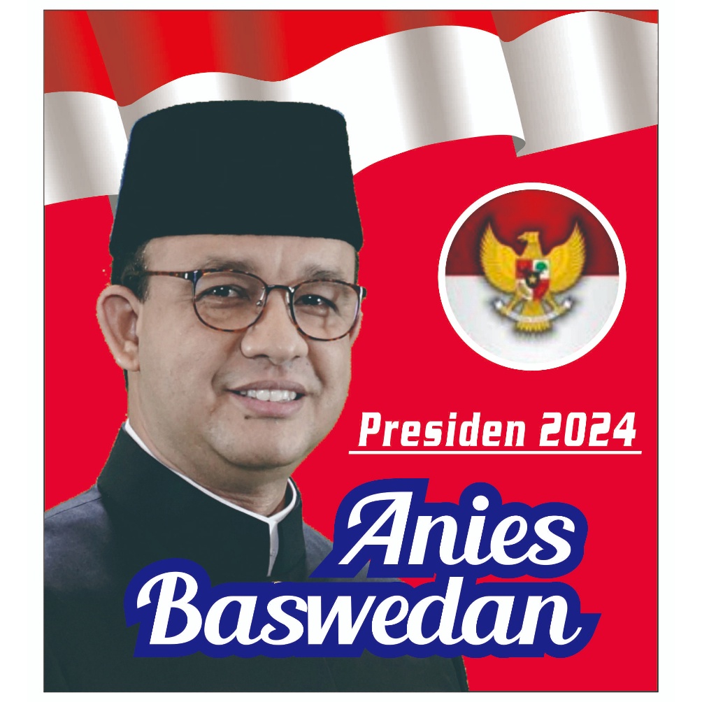 

12.12 FLASH SALE Stiker Anies Presiden 2024, 9x10 cm Rp.300/pcs. Minimal Order 100 pcs