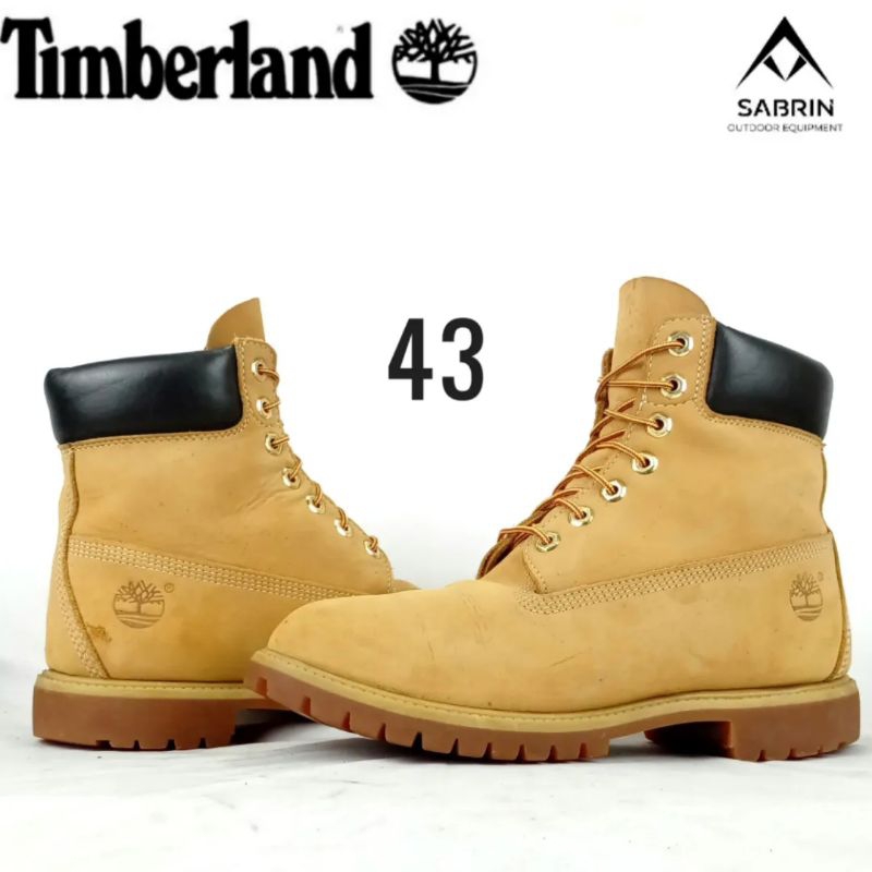 Sepatu timberland boots 6 inch 43