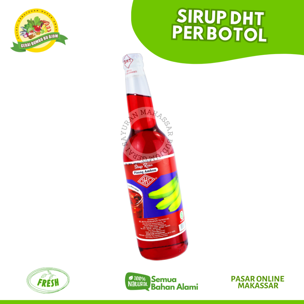 

SIRUP PISANG AMBON DHT ORIGINAL PASAR ONLINE MAKASSAR