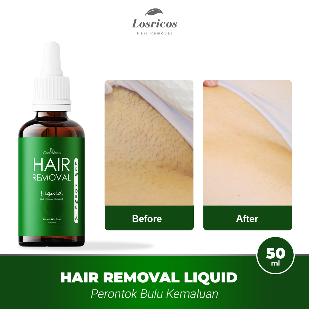 Perontok Bulu Kemaluan Miss V Losricos Hair Removal Liquid Wax Penghilang Bulu Rambut Permanen