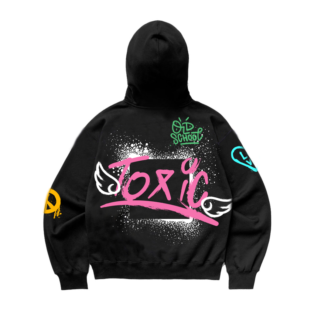 JUMHUR | HOODIE BASIC PULLOVER | TOXIC