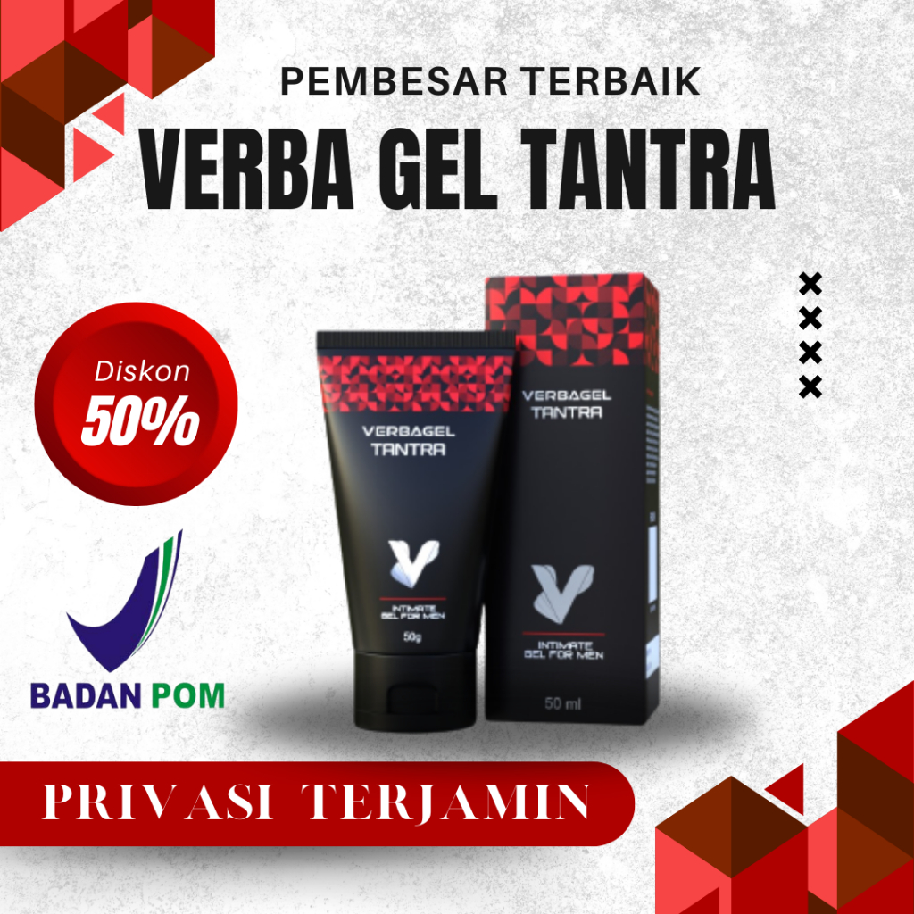BISA COD - VERBAGEL TANTRA ORIGINAL Obat Pembesar Mr P Pemanjang Alat Pital Pria Ampuh Permanen Bpom