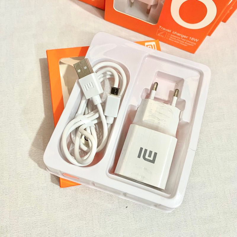 Travel Charger Adapter Xiaomi Tipe C Fast Charging QC 3.0