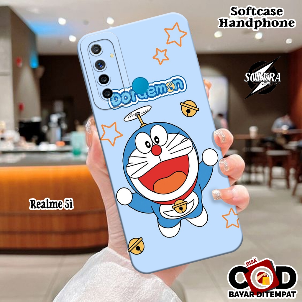 Case Realme 5i Fashion Case Kartun DRMN Lucu Terbaru Silikon Pro Camera Softcase Realme 5i Cover Hp 