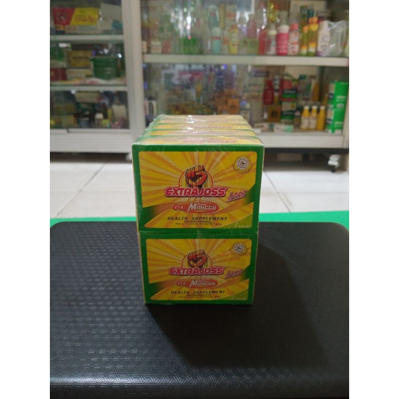 

Extra Joss Go Rasa Mangga Kemasan Box isi 6 Sachet / Minuman Energi