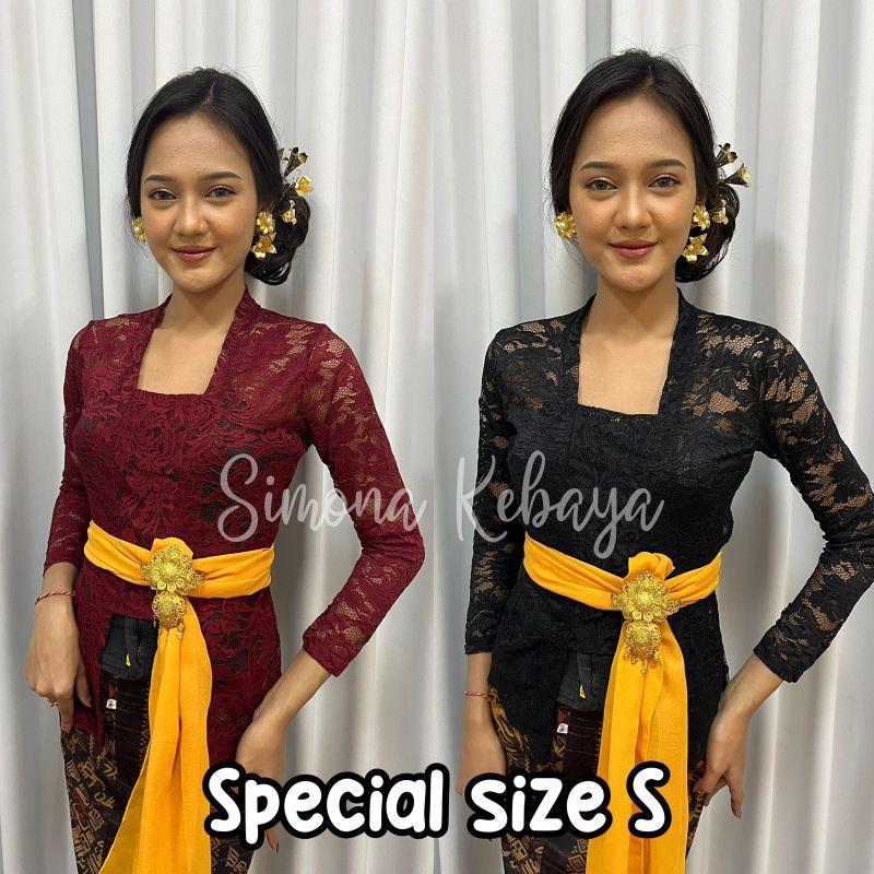 SIMONA KEBAYA Oneset Kebaya Sofia Kebaya Bali Khusus Ukuran S