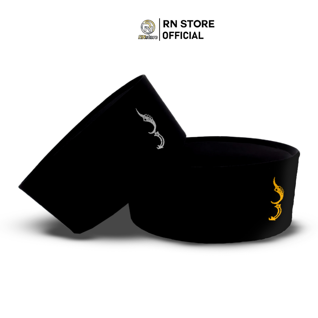 Peci Songkok KopiaHitam Polos Logo KUJANG BORDIR tinggi 9 Murah Berkualitas - Peci Pria Model Terbar