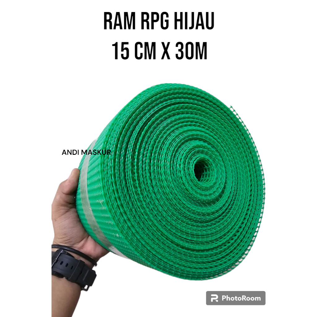 JARING RAM RPG THAILAND hijau 15 cm x 30m