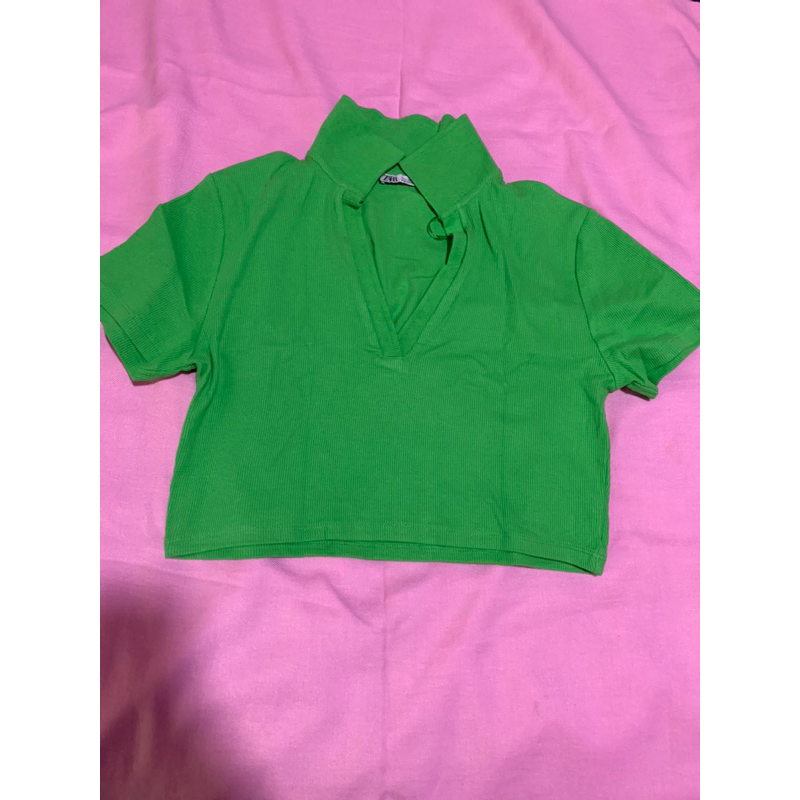 PRELOVED ZARA CROP TOP