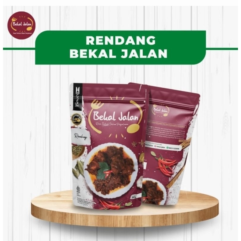 

Bekal Jalan Rendang Daging Sapi Instan Siap Saji Praktis 300gr