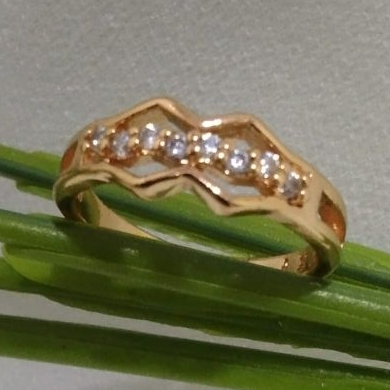 Cincin Anak Berlian  Emas Imitasi Korean Fashion Anti Karat Tidak Luntur