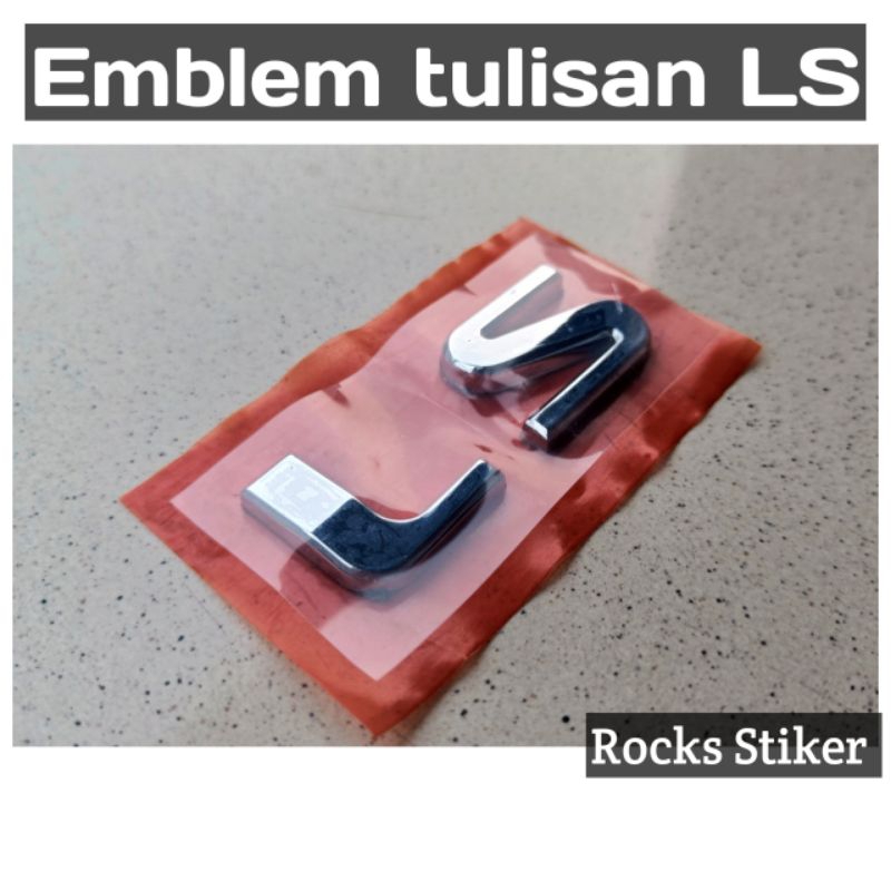 Emblem mobil PANTHER TOURING tulisan LS sudah dengan perekat sehingga tinggal pasang Car aksesoris /